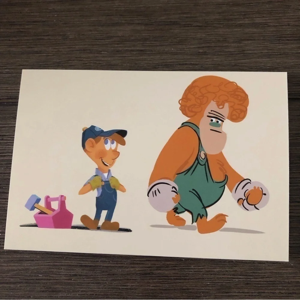 Disney Pixar Movie Postcards: Wreak it Ralph 5 pack.